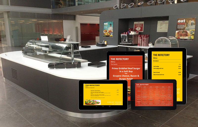 Counter Top Digital Menus